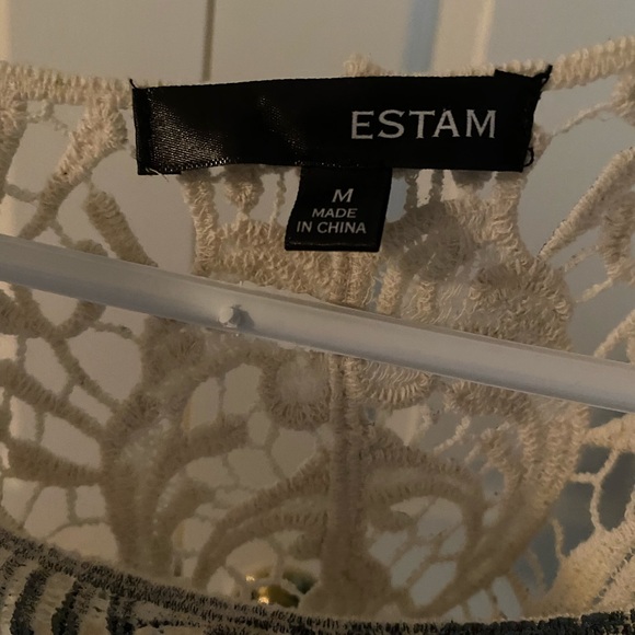 Silver coated lace shirt - Picture 3 of 4